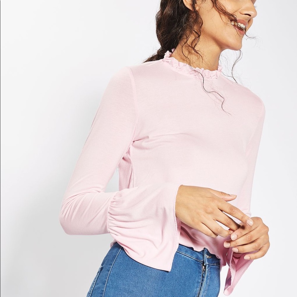 Topshop pink top